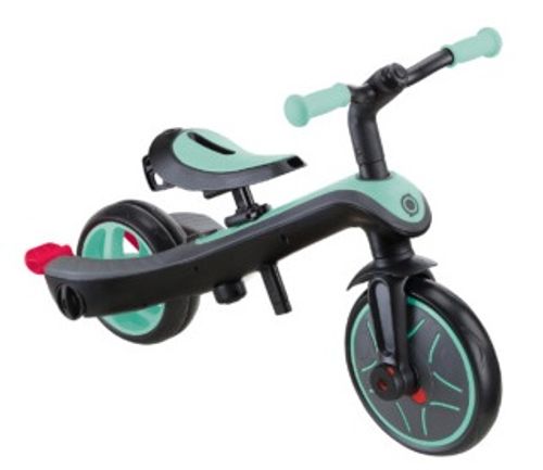 תלת אופן הכל באחד Explorer Trike 4 in 1 הופך לאופני איזון - מנטה