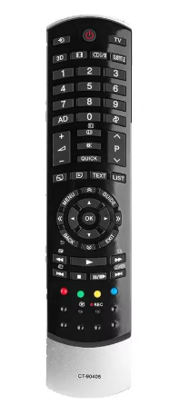 שלט תואם לטלוויזיה טושיבה TOSHIBA דגם CT-90405