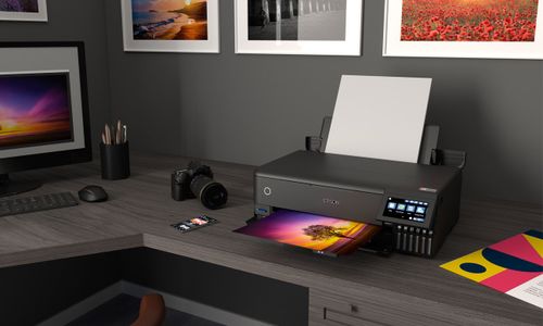 מדפסת ‏הזרקת דיו ‏פוטו Epson EcoTank L8180 אפסון