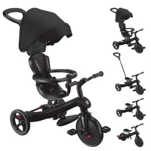 תלת אופן הכל באחד Explorer Trike 4 in 1 הופך לאופני איזון - שחור