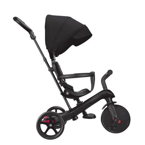 תלת אופן הכל באחד Explorer Trike 4 in 1 הופך לאופני איזון - שחור