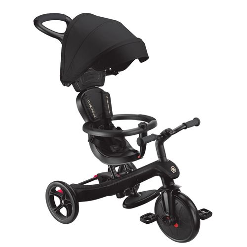 תלת אופן הכל באחד Explorer Trike 4 in 1 הופך לאופני איזון - שחור