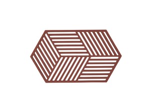 תחתית לסיר Hexagon Long - בורדו