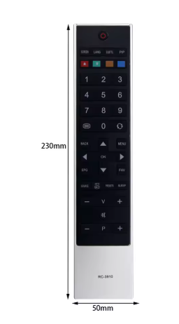 שלט רחוק תואם לטלוויזיות טושיבה Toshiba TV Smart RC-3910