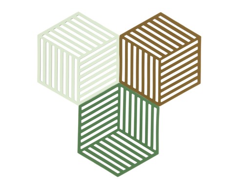 מארז 3 תחתיות לסירים Hexagon