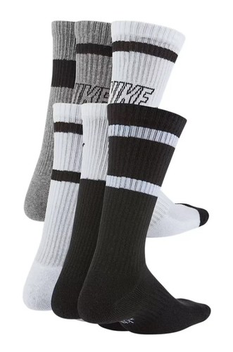 שישיית גרבי נייק Nike Everyday Cushioned Crew Socks | ילדים