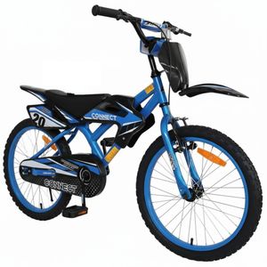 אופני ילדים בצורת אופנוע שטח 20 אינץ לגיל 7-10 (ללא גלגלי עזר) - כחול