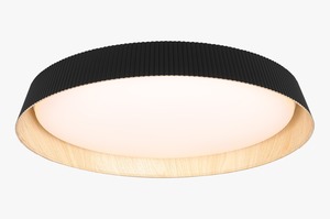 ג"ת 80W LED (צורת-32) שחור+עץ DELTA CCT-DIP 50CM