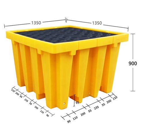מאצרה למיכל 1000 ליטר - קוביית IBC מידות : 135*135*h90