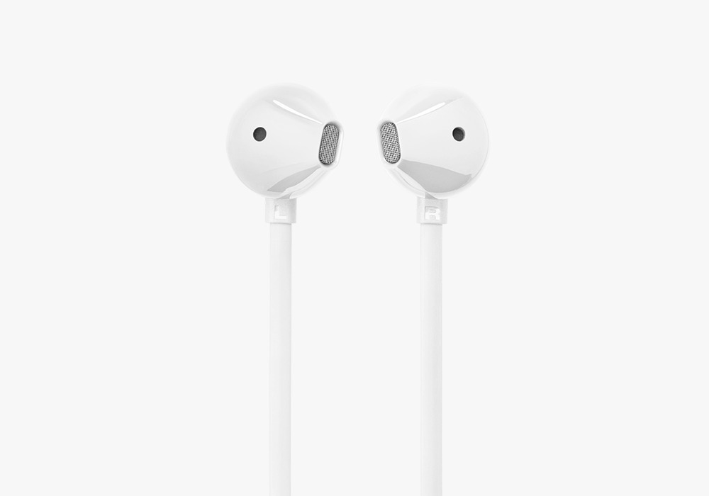 אוזניות  JBL TUNE 305C IN-EAR - לבן אחריות מודן