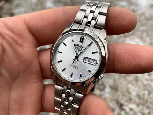 SEIKO SNK355K1 סייקו 5 אוטומטי חזר למלאי מהרו להזמין