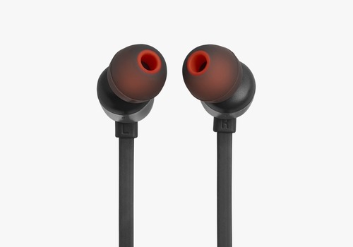 אוזניות סיליקון   JBL TUNE 310C IN-EAR - שחור אחריות מודן