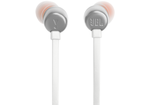 אוזניות סיליקון   JBL TUNE 310C IN-EAR - לבן אחריות מודן