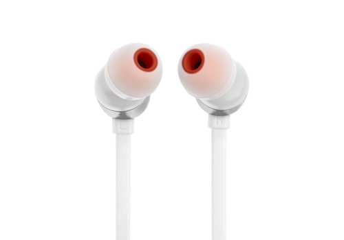 אוזניות סיליקון   JBL TUNE 310C IN-EAR - לבן אחריות מודן