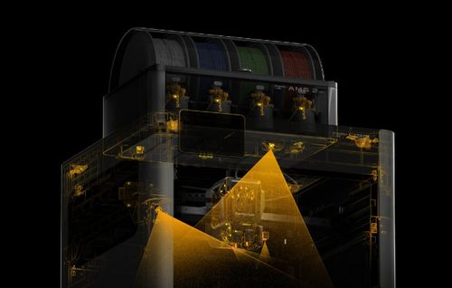 מדפסת תלת מימד Bambu Lab H2D 40W להדפסה דו-ראשית