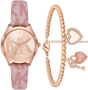 סט צמיד מתנה Michael Kors MK2879 נשים חדש רצועת עור