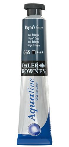 צבע מים שפורפרת 8 מל Payne's Grey 065 Aquafine