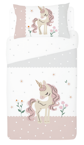 מצעי ילדים ונוער 100% כותנה –UNICORN dots