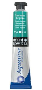 צבע מים שפורפרת 8 מל Transparent Turquoise 157 Aquafine