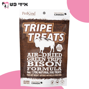 פטקיינד חטיף קירשה ביזון לכלב 170 גרם PetKind