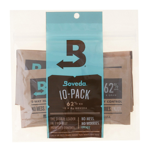 אריזת 10 שקיות לחות Boveda קטנות- % לחות לפי בחירה