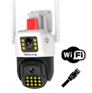 מצלמת אבטחה IP עם זיהוי אש בזמן אמת - TGSF765-W