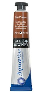צבע מים שפורפרת 8 מל Burnt Sienna 221 Aquafine