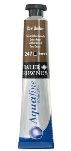 צבע מים שפורפרת 8 מל Raw Umber 247 Aquafine