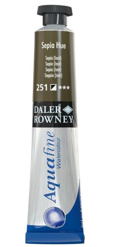 צבע מים שפורפרת 8 מל Sepia Hue 251 Aquafine
