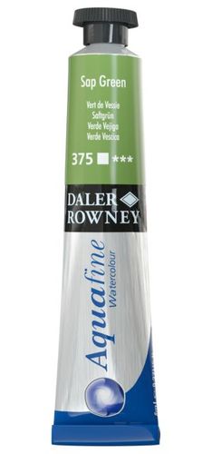 צבע מים שפורפרת 8 מל Sap Green 375 Aquafine