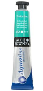 צבע מים שפורפרת 8 מל Viridian Hue 382 Aquafine
