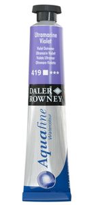 צבע מים שפורפרת 8 מל Ultramarine Violet 419 Aquafine