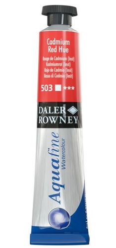צבע מים שפורפרת 8 מל Cadmium Red Hue 503 Aquafine