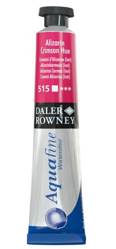 צבע מים שפורפרת 8 מל Alizarin Crimson Hue 515 Aquafine