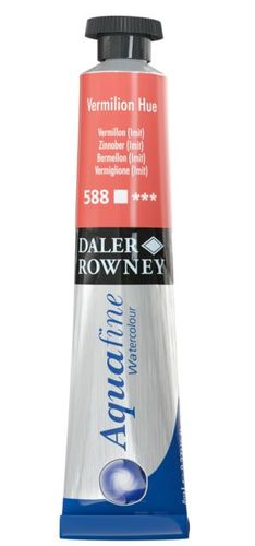 צבע מים שפורפרת 8 מל Vermilion Hue 588 Aquafine