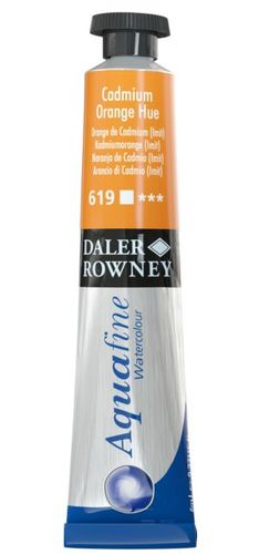 צבע מים שפורפרת 8 מל Cadmium Orange Hue 619 Aquafine