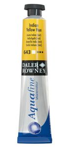צבע מים שפורפרת 8 מל Indian Yellow Hue 643 Aquafine