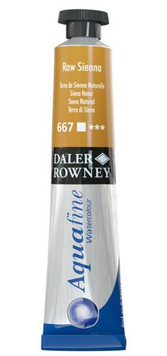 צבע מים שפורפרת 8 מל Raw Sienna 667 Aquafine