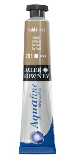צבע מים שפורפרת 8 מל Gold Imit 701 Aquafine