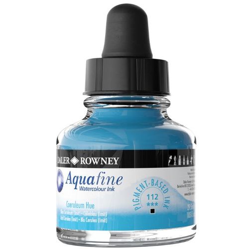 דיו על בסיס מים 29.5 מל Coeruleum Hue 112 Aquafine
