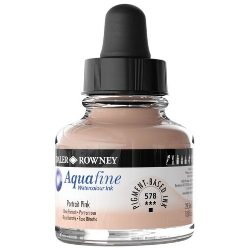 דיו על בסיס מים 29.5 מל Portait Pink 578 Aquafine