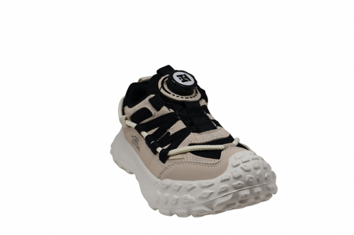 נעלי לילדים בצבע בז/שחור | 29-35 | HOT TUNA WAVES HTKSH4 BEIGE/BLACK