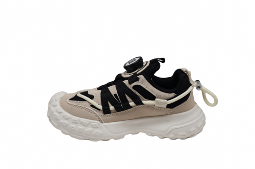 נעלי לילדים בצבע בז/שחור | 29-35 | HOT TUNA WAVES HTKSH4 BEIGE/BLACK
