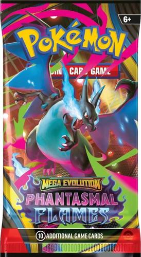 קלפי פוקימון חבילת בוסטר פנטסמל פליימס Phantasmal Flames Booster Pack - ME02: Phantasmal Flames (PFL)