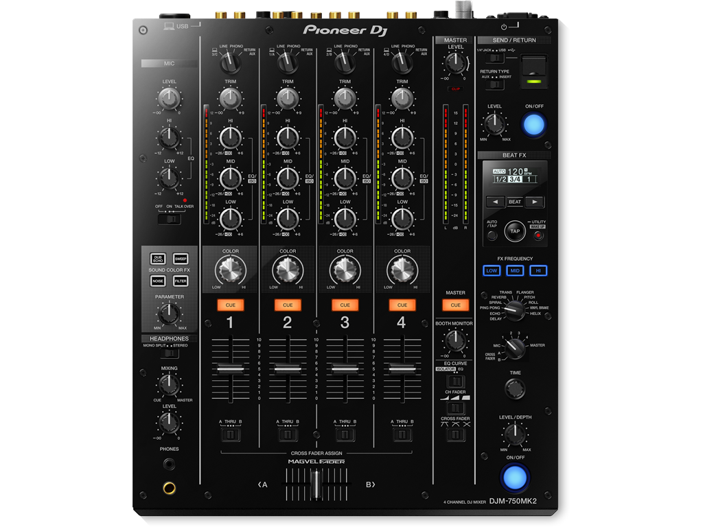 מיקסר דגם DJM-750MK2 מבית Pioneer DJ