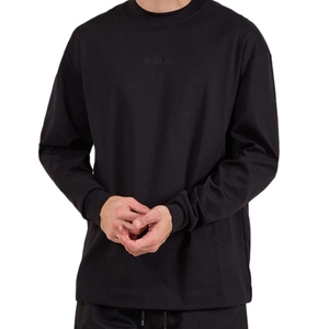 חולצה ארוכה BALR מידות XS-XXL לגברים בגוון שחור שרוול ארוך