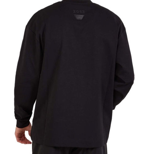 חולצה ארוכה BALR מידות XS-XXL לגברים בגוון שחור שרוול ארוך