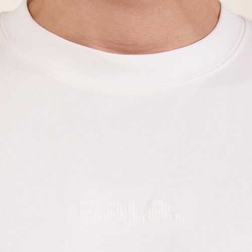 חולצה ארוכה BALR מידות XS-XXL לגברים בגוון לבן שרוול ארוך