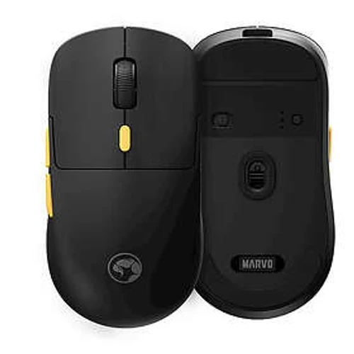 עכבר גיימינג אלחוטי דגם G912W מבית Marvo - שחור