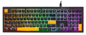 מקלדת גיימינג חוטית שקטה דגם KB-512 מבית XtrikeMe
